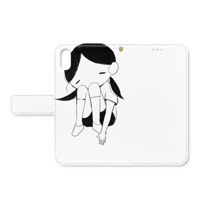 手帳型iPhoneケース - iPhone XS / X - ストラップ穴 あり