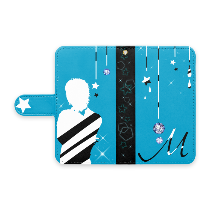 手帳型Androidケース - S - ストラップ穴 あり