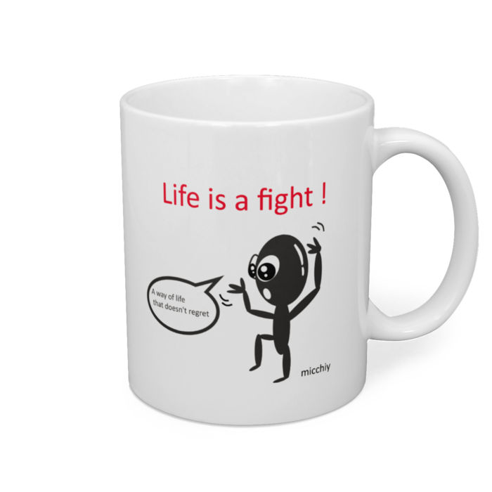 マグカップ - 直径 8 cm / 高さ 9.5 cm