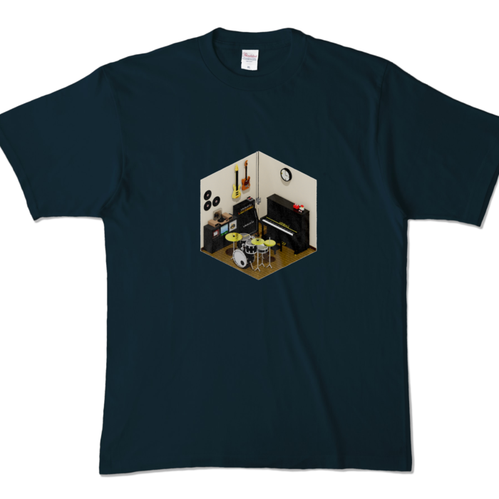 カラーTシャツ - XL - ネイビー (濃色)