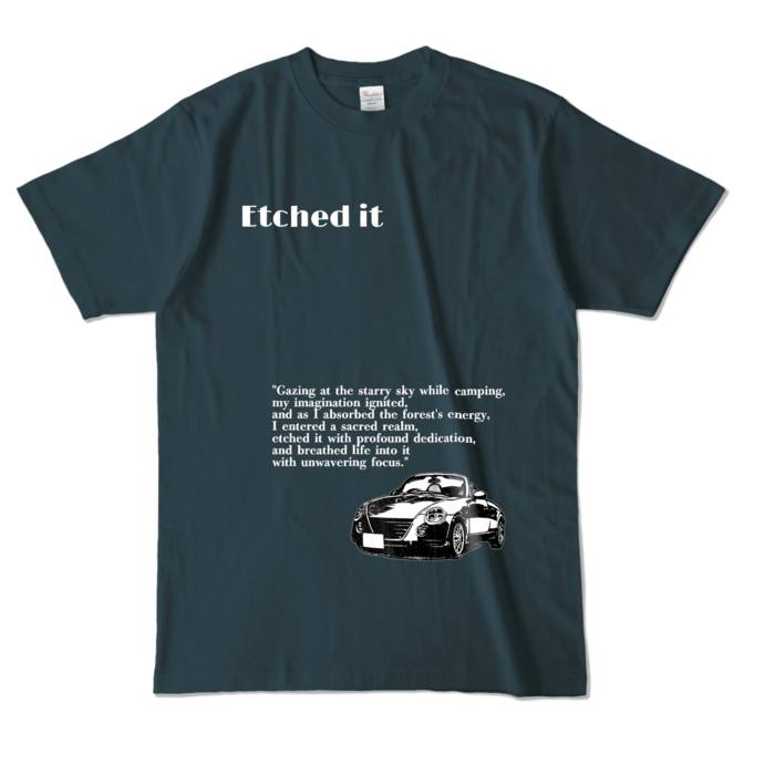 カラーTシャツ - L - デニム (濃色)