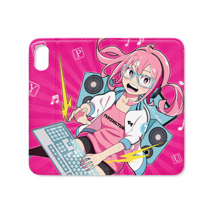 手帳型iPhoneケース(ベルトなし) - iPhone XS / X - ストラップ穴 なし
