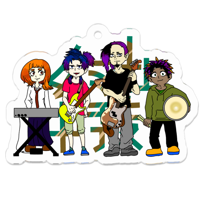 アクリルキーホルダー - 50 x 50 (mm)