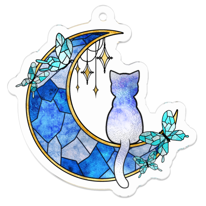 アクリルキーホルダー - 50 x 50 (mm)