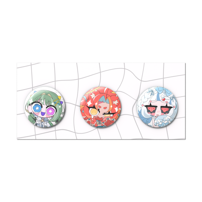 缶バッジセット - 3個セット