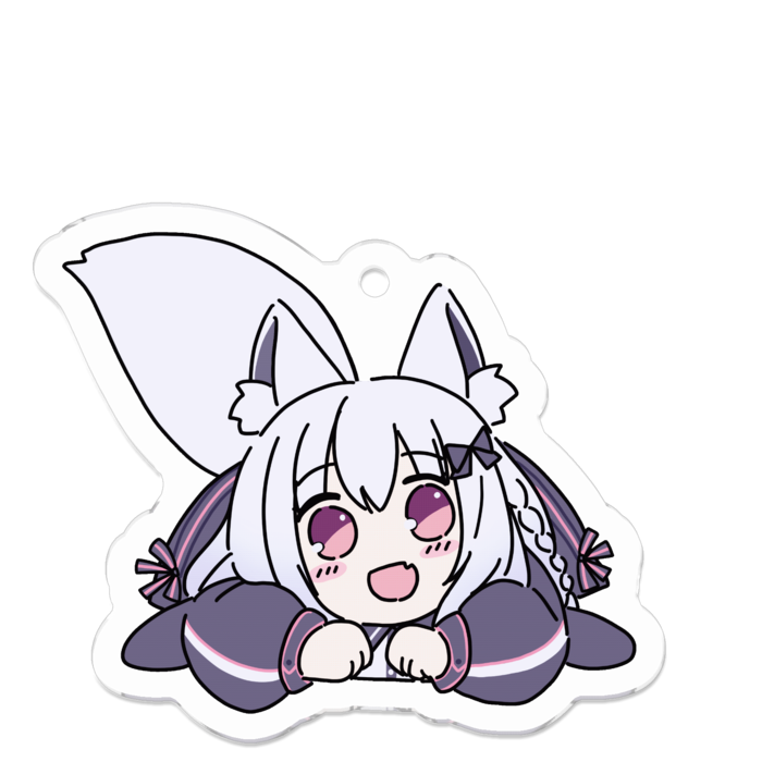アクリルキーホルダー(コーティング) - 50 x 50 (mm)