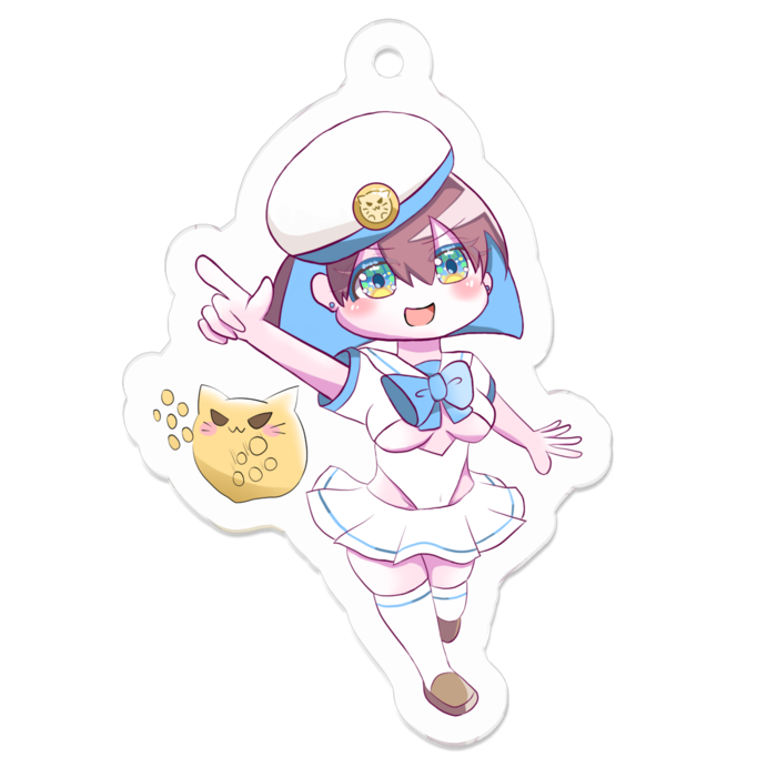 アクリルキーホルダー - 50 x 50 (mm)
