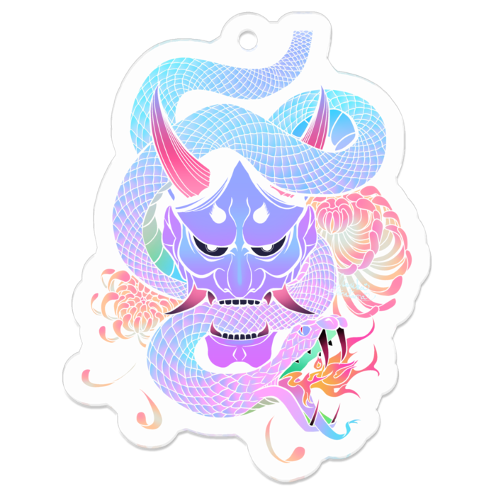 アクリルキーホルダー - 50 x 50 (mm)