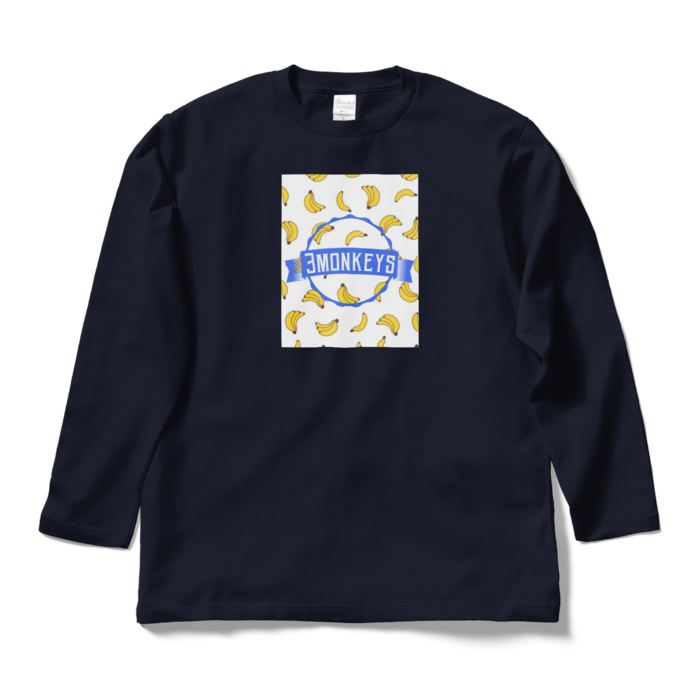 ロングスリーブTシャツ - L - ネイビー