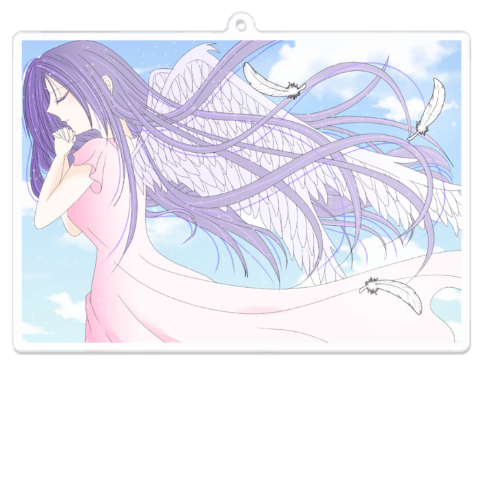 アクリルキーホルダー - 100 x 100 (mm)