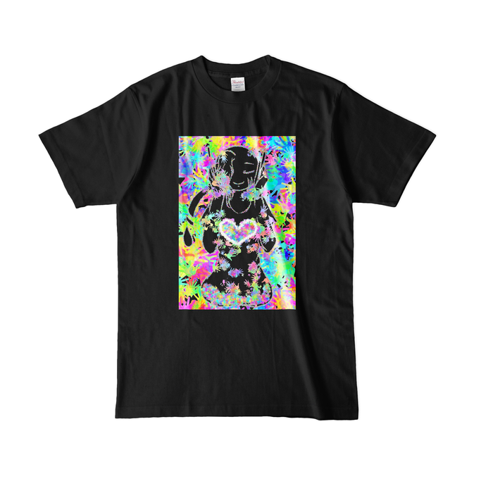 カラーTシャツ(濃色) - L - ブラック
