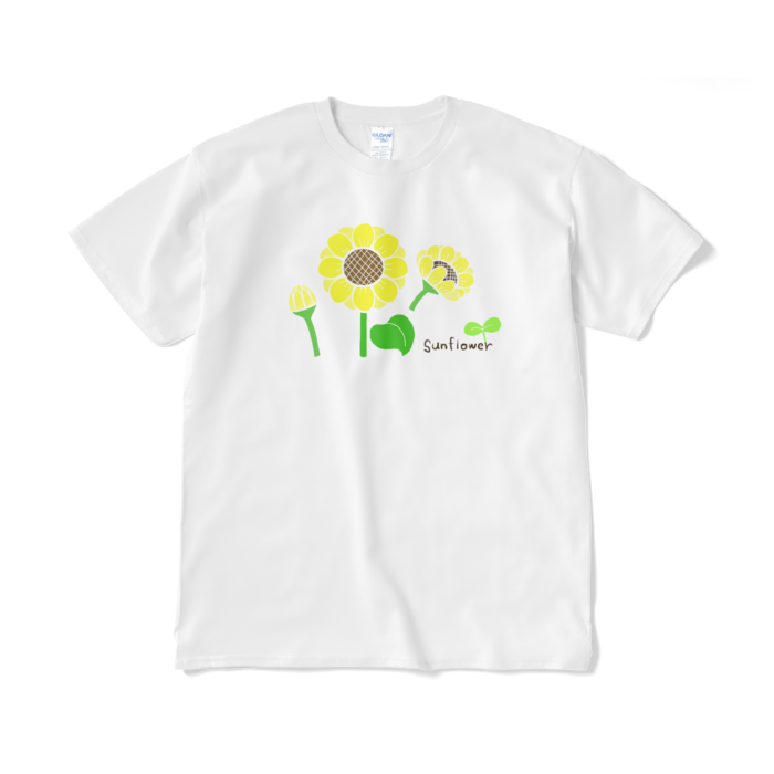 ひまわりTシャツ（短納期） - XL