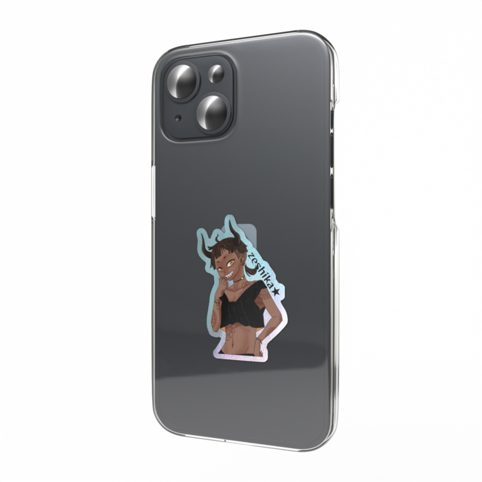 オーロラスマホステッカー - 縦