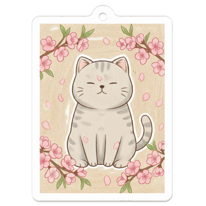 アクリルキーホルダー - 50 x 50 (mm)