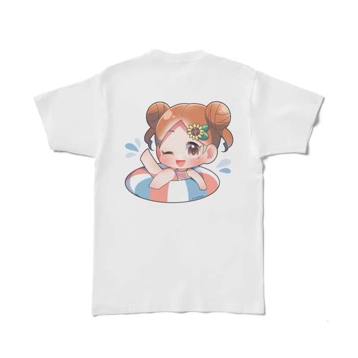 Tシャツ - L - 白 - 背面