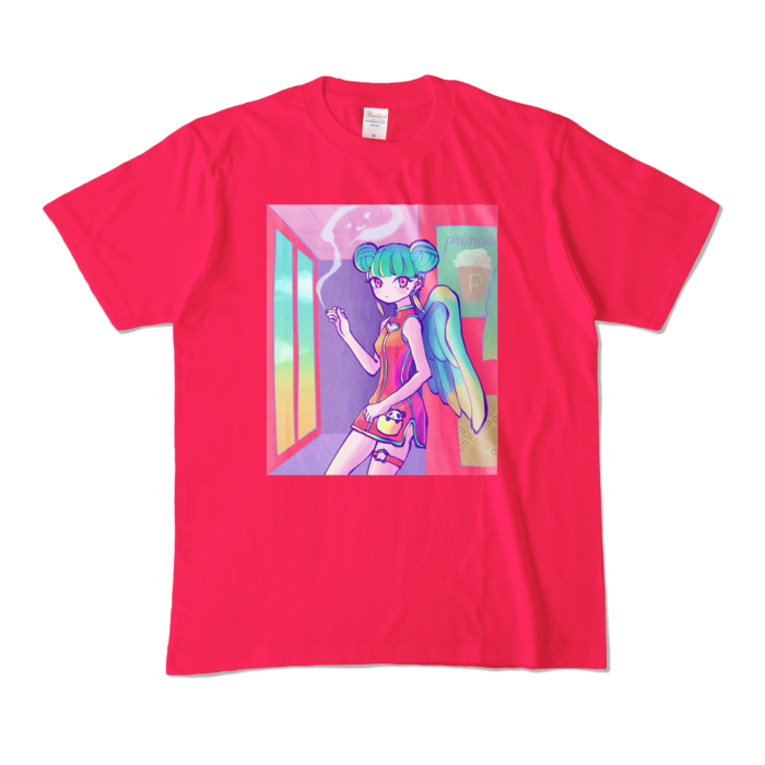 カラーTシャツ - M - ホットピンク (濃色)