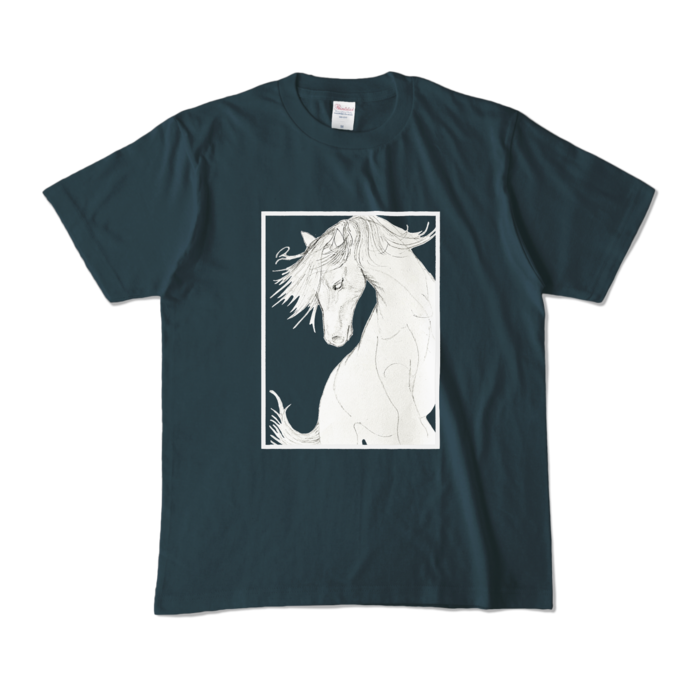 カラーTシャツ - M - デニム (濃色)