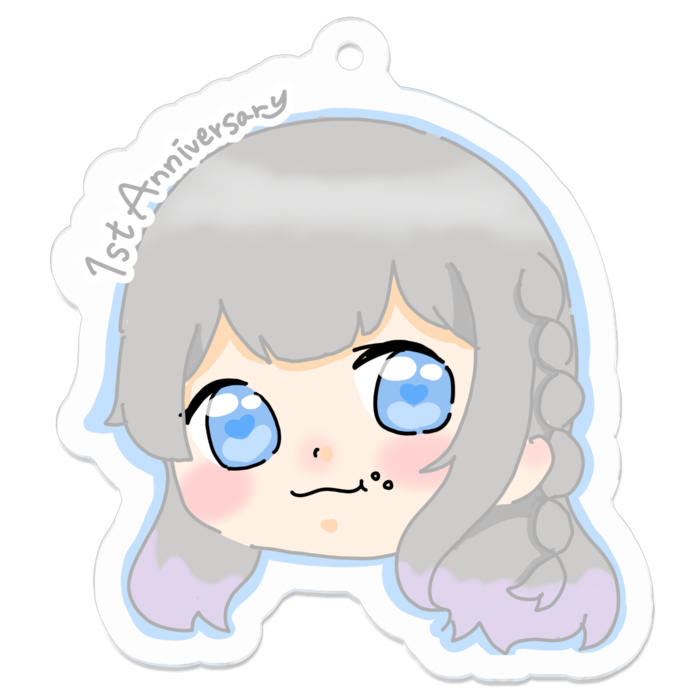 アクリルキーホルダー - 50 x 50 (mm)