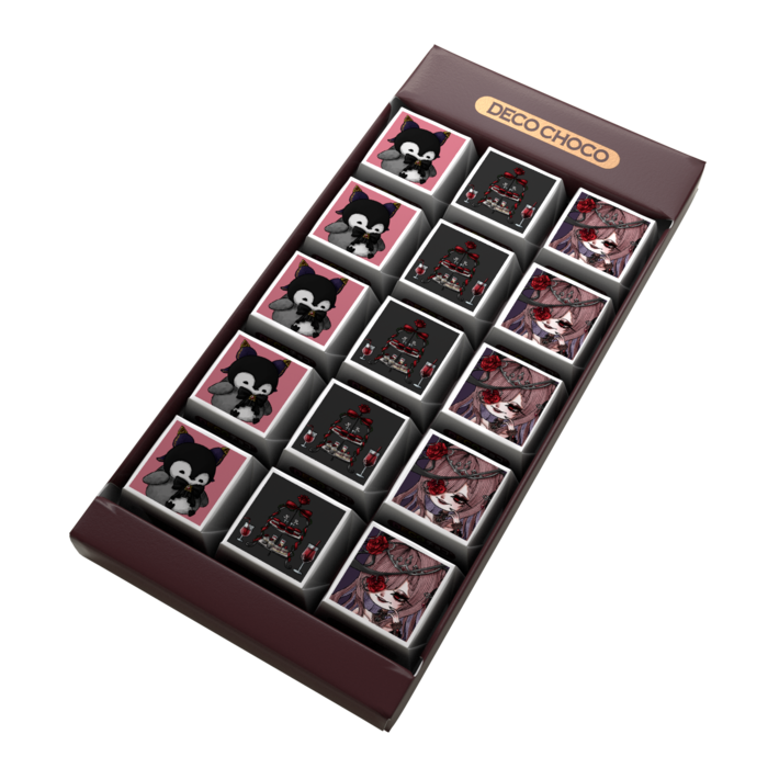 DECOチョコ - 列ごとにデザイン