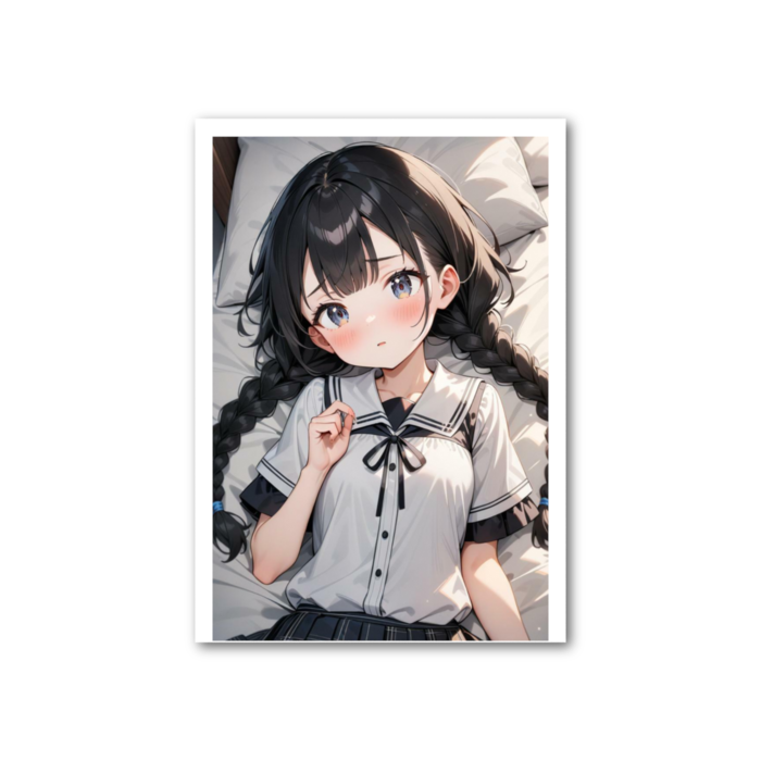フォト風カード - 縦 - 片面