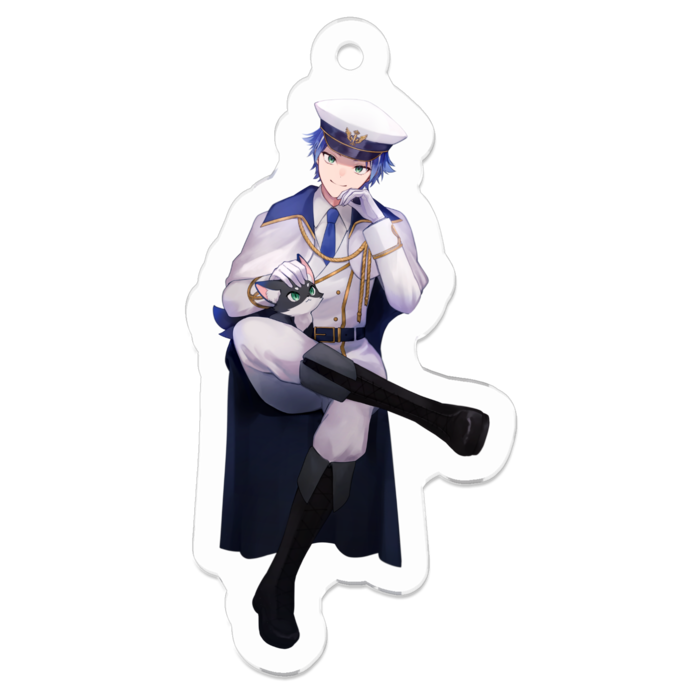 アクリルキーホルダー（コーティング） - 50 x 50 (mm)