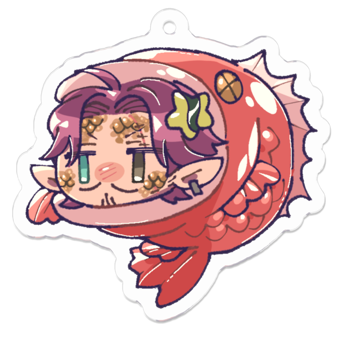アクリルキーホルダー - 50 x 50 (mm)