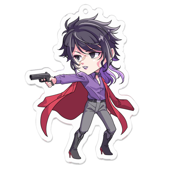 アクリルキーホルダー（コーティング） - 70 x 70 (mm)