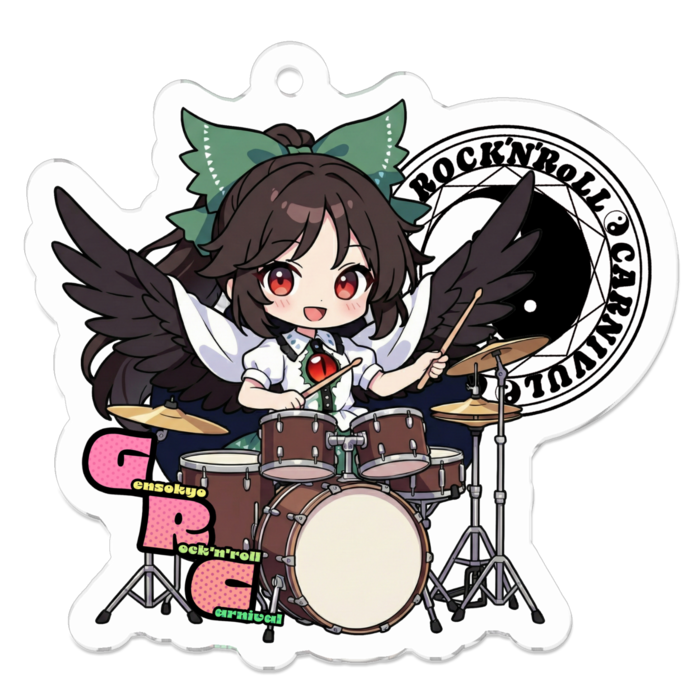 アクリルキーホルダー - 50 x 50 (mm)