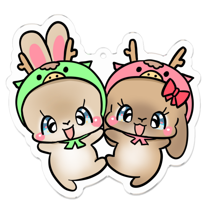 アクリルキーホルダー - 70 x 70 (mm)