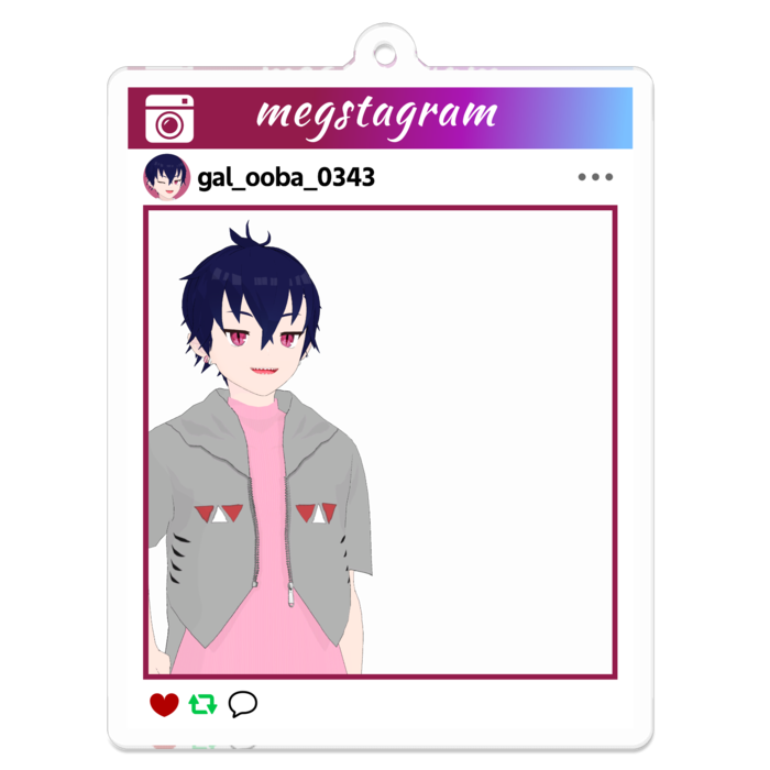 おでかけガル - 70 x 70 (mm)