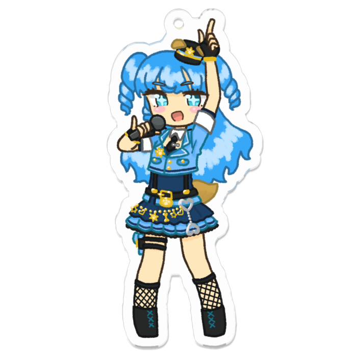 アクリルキーホルダー - 70 x 70 (mm)