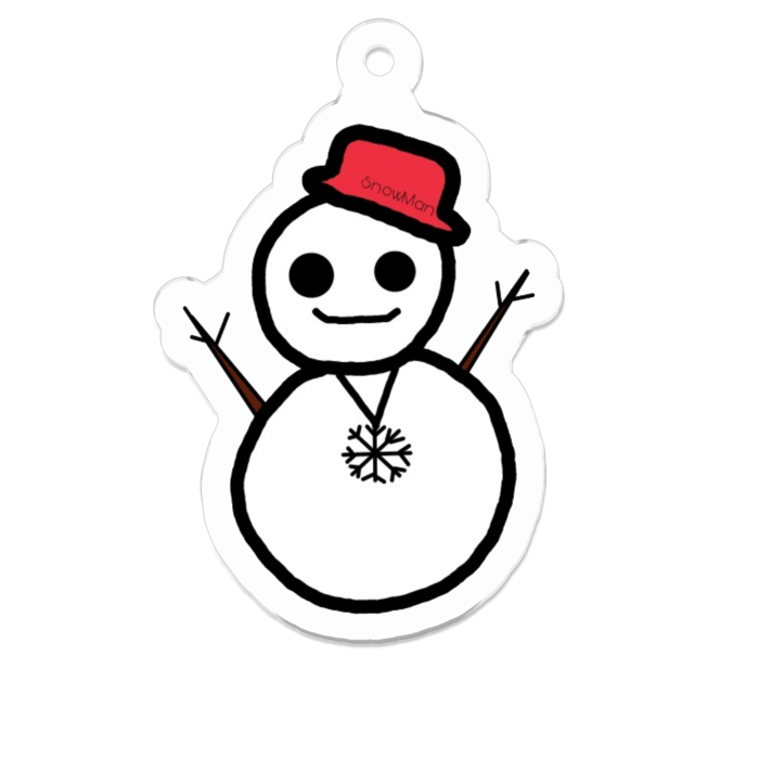 アクリルキーホルダー（コーティング） - 50 x 50 (mm)