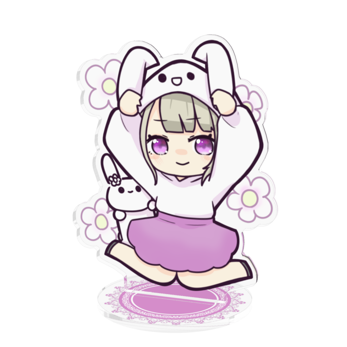 佐倉ゆかり(みみはなパーカー)アクリルスタンド - 100x100mm