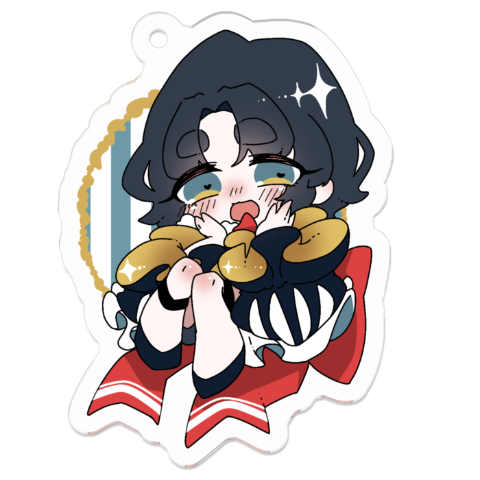 アクリルキーホルダー - 50 x 50 (mm)