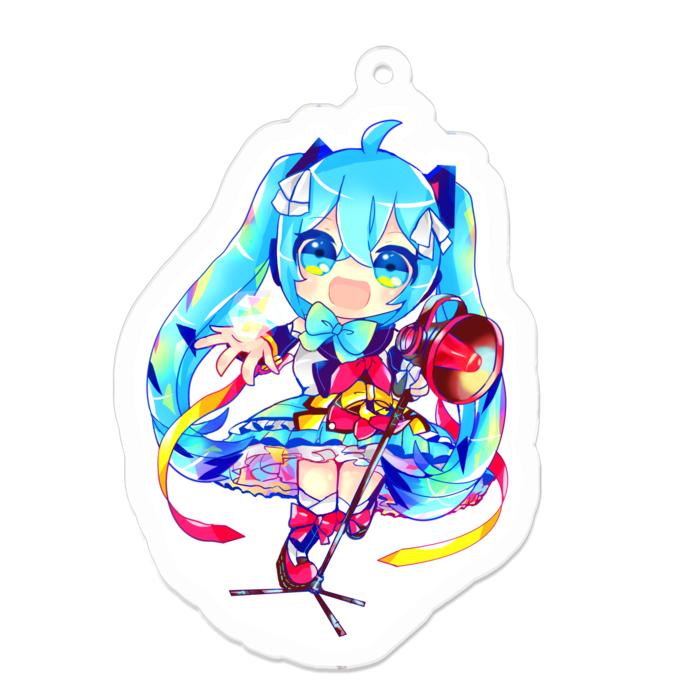 アクリルキーホルダー - 70 x 70 (mm)