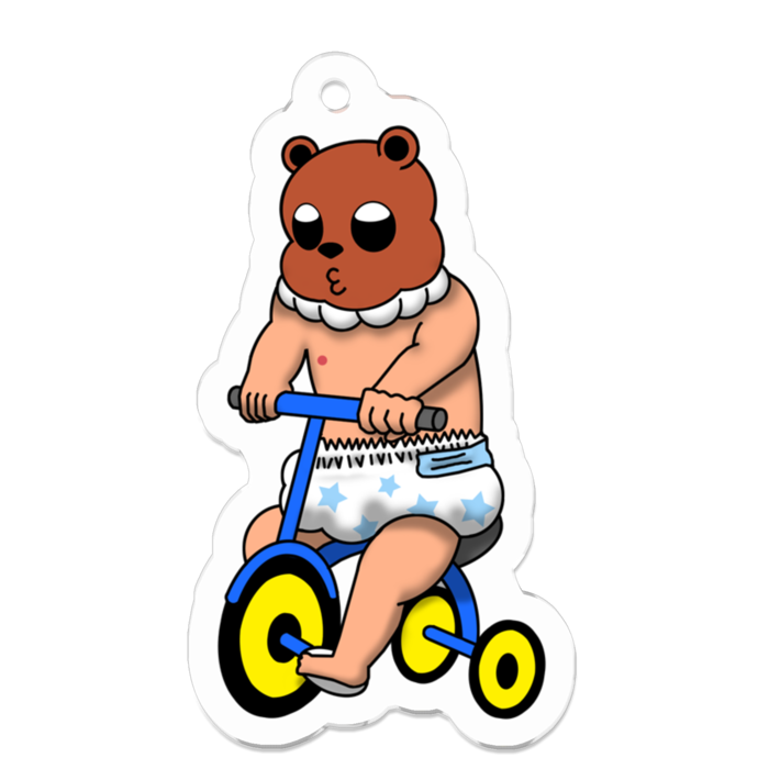 アクリルキーホルダー - 50 x 50 (mm)