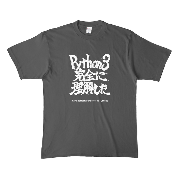 カラーTシャツ(濃色) - XL - チャコール