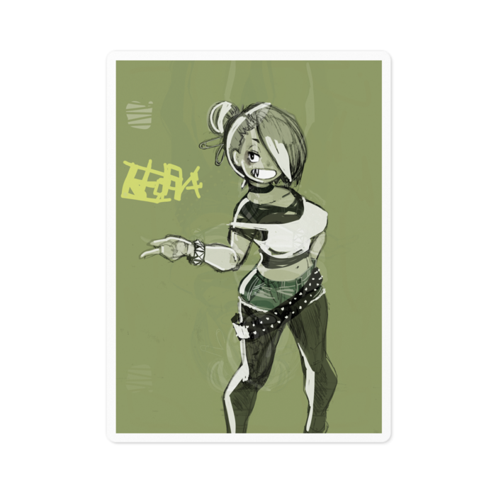 ステッカー - 100 x 100 (mm)