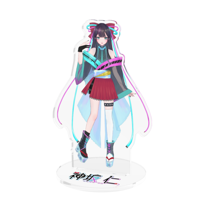 神坂仁アクリルフィギュアM - 100x100mm