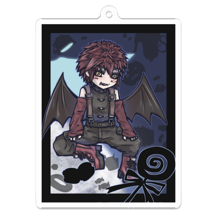 アクリルキーホルダー角形 - 70 x 70 (mm)(角形)