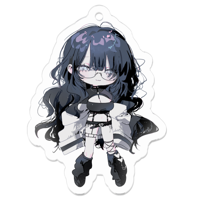 アクリルキーホルダー - 50 x 50 (mm)