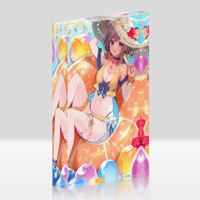 オレンジ水着