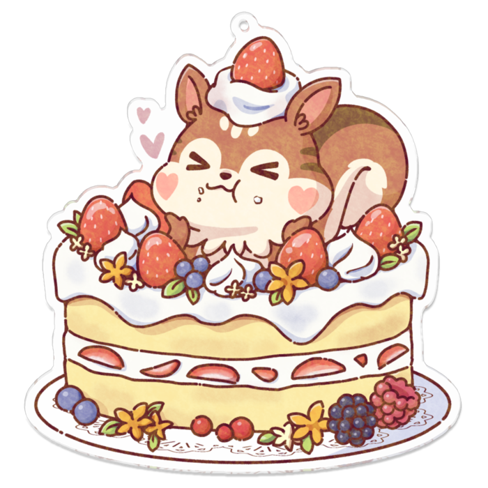 アクリルキーホルダー - 100 x 100 (mm)