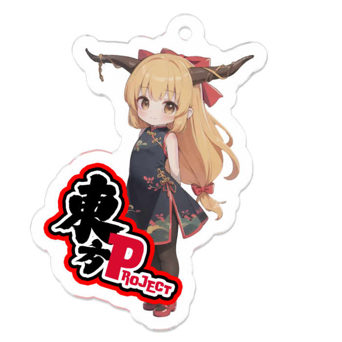 アクリルキーホルダー - 50 x 50 (mm)