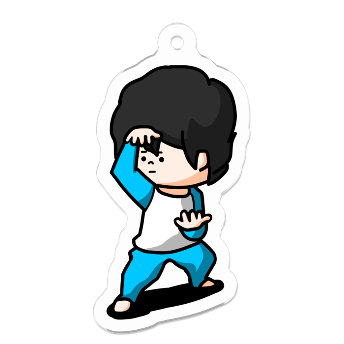 アクリルキーホルダー - 50 x 50 (mm)