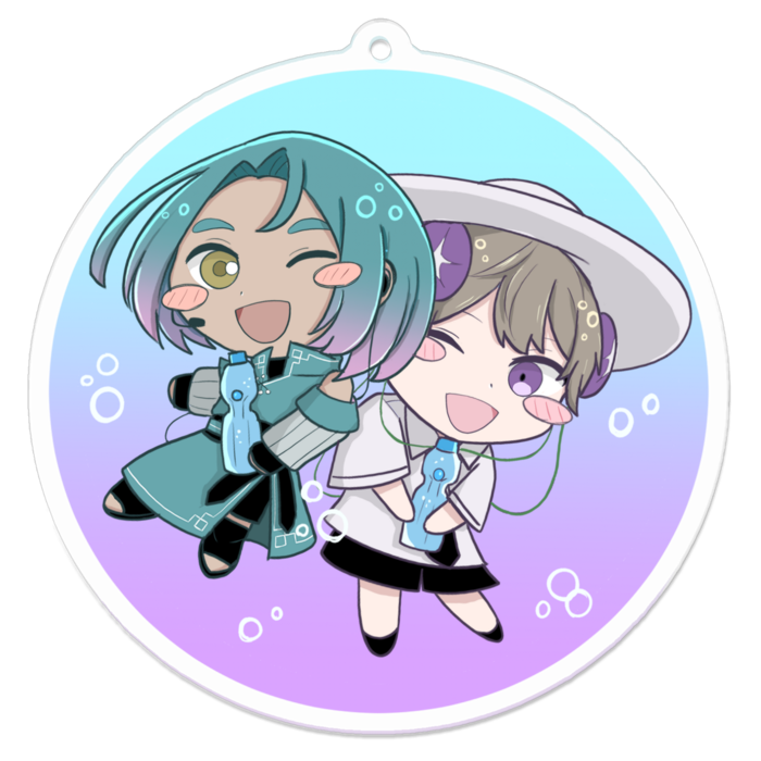 アクリルキーホルダー - 70 x 70 (mm)