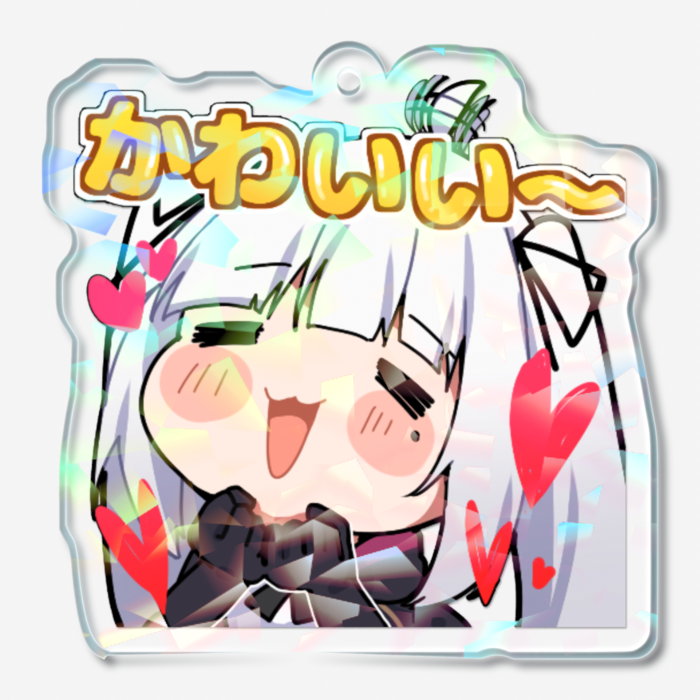 ホログラムアクリルキーホルダー - 50 × 50mm(4)