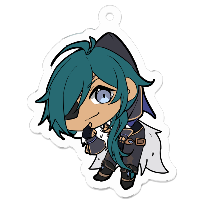 アクリルキーホルダー - 50 x 50 (mm)