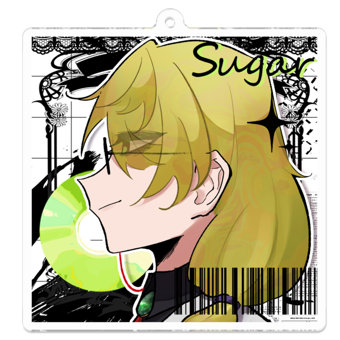 アクリルキーホルダー - 70 x 70 (mm)