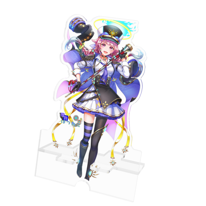 アクリルスマホスタンド - 100x160mm(ケーブル穴あり)